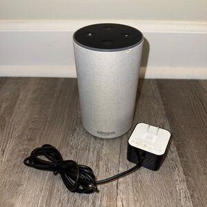 Amazon Echo Smart Speaker with Adapter